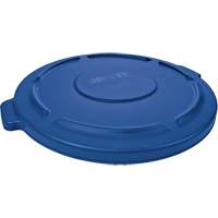 Couvercle rond pour poubelle Brute, Couvercle plat, Plastique, Convient aux contenants 22-1/4" dia. FMT Sales Ltd