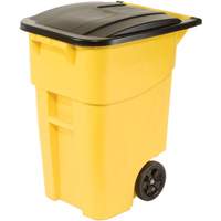 BRUTE&reg; Roll-Out Container, Curbside, Plastic, 50 US gal. FMT Sales Ltd