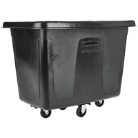 Bulk Cube Truck, Polyethylene, 42-13/16" L x 28" W x 33" H, 12 cu.ft. Volume, 400 lbs. Capacity FMT Sales Ltd