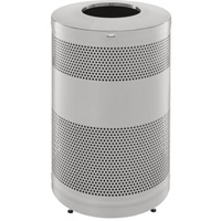 Poubelle d&eacute;corative &agrave; dessus ouvert classique, Acier inoxydable, Capacit&eacute; 51 gal. US FMT Sales Ltd
