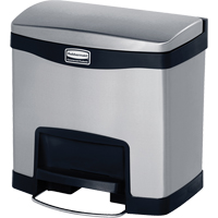 Contenant &agrave; d&eacute;chets Slim Jim , Acier inoxydable, Capacit&eacute; 4 gal. US FMT Sales Ltd