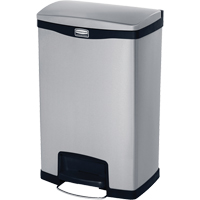 Contenant &agrave; d&eacute;chets Slim Jim , Acier inoxydable, Capacit&eacute; 13 gal. US FMT Sales Ltd