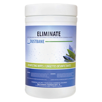 Lingettes Eliminate virucide, 7" x 8", 180 lingettes FMT Sales Ltd
