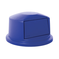Round Brute&reg; Tops, Dome Lid, Plastic/Polyethylene, Fits Container Size: 24" Dia. FMT Sales Ltd