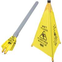 "Wet Floor" Pop-Up Safety Cone, Bilingual with Pictogram FMT Sales Ltd