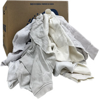 Chiffons de nettoyage, Molleton, Blanc, 20 lb FMT Sales Ltd