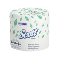 Papier hygi&eacute;nique Scott, 1 Pli, 550 Feuilles/Rouleu, Longueur 403', Blanc FMT Sales Ltd