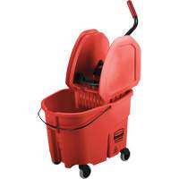 WaveBrake&reg; Mop Bucket & Wringer Combo Pack, Down Press, 8.75 US Gal.(35 Quart), Red FMT Sales Ltd