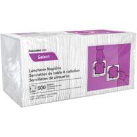 Serviettes de table &agrave; pli 1/4 Pro Select, 1 pli, 12,5" x 11,5" FMT Sales Ltd
