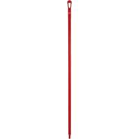 Ultra Hygiene Handle, Broom/Scraper/Squeegee, Red, Ergonomic, 59" L FMT Sales Ltd