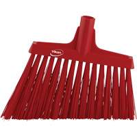 T&ecirc;te de balai oblique, Crins Extra-ferme, 12", Polyester, Rouge FMT Sales Ltd