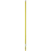 Manche de brosse pour plateforme, Brosse/Support &agrave; tampon, Jaune, T&eacute;lescopique, 62"-113" lo FMT Sales Ltd