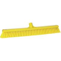 Balai-brosse &agrave; soies combin&eacute;es, Crins Cors&eacute;/Fin, 24", Polyester, Jaune FMT Sales Ltd