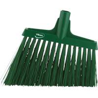 T&ecirc;te de balai oblique, Crins Extra-ferme, 12", Polyester, Vert FMT Sales Ltd