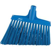T&ecirc;te de balai oblique, Crins Extra-ferme, 12", Polyester, Bleu FMT Sales Ltd