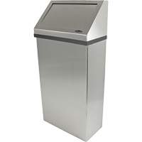 Poubelle murale, Acier inoxydable, 13,2 gal. US FMT Sales Ltd
