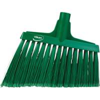 T&ecirc;te de balai oblique, Crins &agrave; bout ouvrant, 11-1/2", Polyester, Vert FMT Sales Ltd