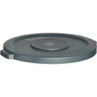 Waste Container Lid, Flat Lid, Plastic, Fits Container Size: 22" Dia. FMT Sales Ltd