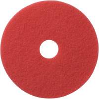 Floor Pads, 12", Buffing, Red FMT Sales Ltd