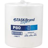 Chiffons de premi&egrave;re qualit&eacute; P80 TaskBrand, Robuste, 13" lo x 12" la FMT Sales Ltd