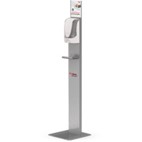 Support de plancher pour distributeur de d&eacute;sinfectant pour les mains sans contact FMT Sales Ltd