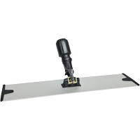 Support de vadrouille &agrave; &eacute;pousseter en microfibres &agrave; boucles et crochets, 18", Aluminium FMT Sales Ltd