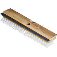 Brosse &agrave; r&eacute;curer utilitaire avec raclette, 11" l, Soies Polypropyl&egrave;ne, Blanc FMT Sales Ltd