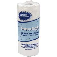 Essuie-tout pour cuisines de premi&egrave;re qualit&eacute; Snow Soft, 2 Pli, 70 Feuilles/rouleau, 8" la, 11" lo FMT Sales Ltd