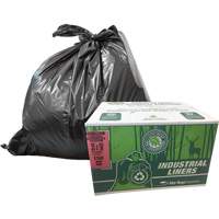 EcoLogo&reg; Garbage Bags, X-Strong, 48" W x 60" L, Clear, 246.05 L (65 Gal.) Capacity FMT Sales Ltd