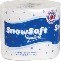 Papier hygi&eacute;nique de premi&egrave;re qualit&eacute; Snow Soft, 2 Pli, 600 Feuilles/Rouleu, Longueur 145', Blanc FMT Sales Ltd