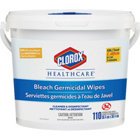 Lingettes d&eacute;sinfectantes &agrave; l'eau de Javel Healthcare, 110 lingettes FMT Sales Ltd