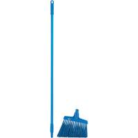 T&ecirc;te &agrave; balai en angle avec manche en m&eacute;tal, Crins Extra-ferme, 12", Polyester, Bleu FMT Sales Ltd