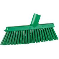 Balai biseaut&eacute; avec pas de vis inclin&eacute;, Crins Moyen, 10", Polyester, Vert FMT Sales Ltd