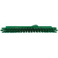 Balai biseaut&eacute; avec pas de vis inclin&eacute;, Crins Moyen, 10", Polyester, Vert FMT Sales Ltd
