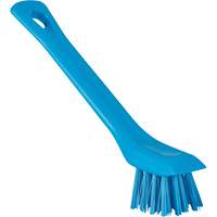 Brush with Scraping Edge, Stiff Bristles, 6" Long, Blue FMT Sales Ltd