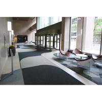 Tapis dentr&eacute;e Supreme Knob, Essuie-pieds/grattoir, 3-1/2' x 6' x 7/16", Charbon FMT Sales Ltd
