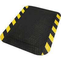Hog Heaven Mat, Diamond, 2' x 3' x 5/8", Black/Yellow, Nitrile FMT Sales Ltd