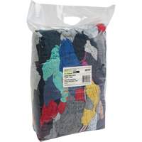 Recycled Material Wiping Rags, Cotton, Mix Colours, 10 lbs. FMT Sales Ltd