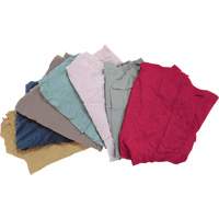 Recycled Material Wiping Rags, Fleece, Mix Colours, 10 lbs. FMT Sales Ltd