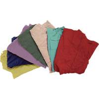 Recycled Material Wiping Rags, Fleece, Mix Colours, 25 lbs. FMT Sales Ltd