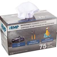 Washable Cleaning Cloths, Microfibre, White FMT Sales Ltd