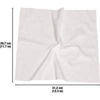 Washable Cleaning Cloths, Microfibre, White FMT Sales Ltd