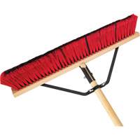 Balai-brosse &agrave; manche renforc&eacute;, 24", Moyen, Soies PVC FMT Sales Ltd