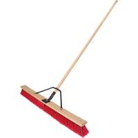 Balai-brosse &agrave; manche renforc&eacute;, 36", Moyen, Soies PVC FMT Sales Ltd