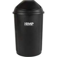 Half-Round Garbage Bin with Lid, Polyethylene, 21 US gal. FMT Sales Ltd