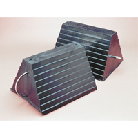 Wheel Chock, 9" x 8" x 6", Black FMT Sales Ltd
