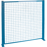 Protecteurs de p&eacute;rim&egrave;tre - Style treillis m&eacute;tallique, 4' h x 4' la, Bleu FMT Sales Ltd