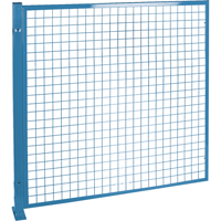 Protecteurs de p&eacute;rim&egrave;tre - Style treillis m&eacute;tallique, 4' h x 4' la, Bleu FMT Sales Ltd