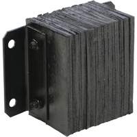 Laminated Dock Bumper, Horizontal, Rubber, 12" W x 6" D x 10" H FMT Sales Ltd