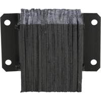 Laminated Dock Bumper, Horizontal, Rubber, 12" W x 6" D x 10" H FMT Sales Ltd